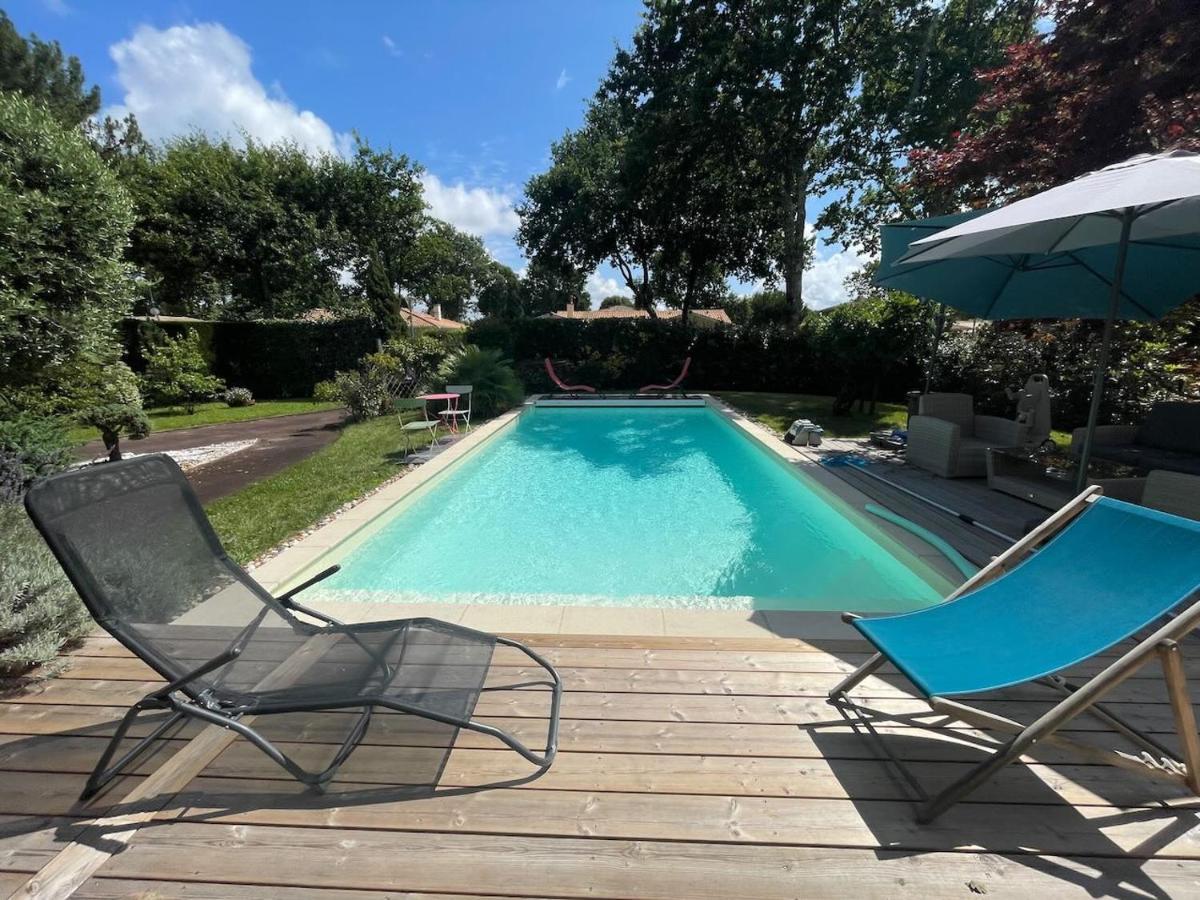 Villa Avec Piscine Andernos Les Bains Exterior foto